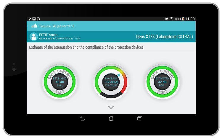 Esempio di risultati dei test eseguiti con CAPA